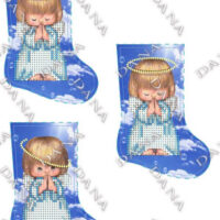 ДАНА-2255 Новогодние игрушки Почти идеальный, схема под бисер