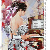 ДАНА-2280 Пианистка, схема под бисер