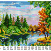 ДАНА-2294 Ранняя осень, схема под бисер