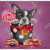 ДАНА-2296 Щенок, схема под бисер