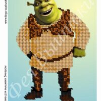 Фея Вышивки КД-17 Шрек, схема под бисер