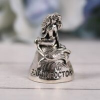 Наперсток "Владивосток" серебро 2,3*3,4см 4091287