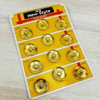 Кнопка пришивна 19мм метал золото