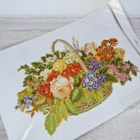 КІО 16-14 Квіти в корзинці 33*45см схема для вишивки нитками