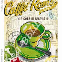 Фея Вышивки АВ-134 Римский кофе, схема под бисер