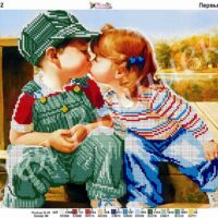 Фея Вышивки В-162 Первый поцелуй, схема под бисер