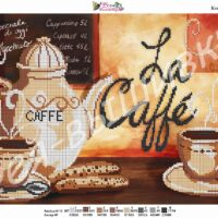 Фея Вышивки В-120 Кофе для двоих, схема под бисер