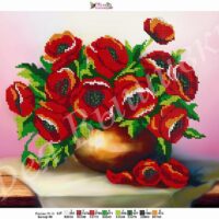 Фея Вышивки В-2 Маки, схема под бисер