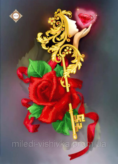 Миледи СЛ-3297 Секрет любви, схема под бисер