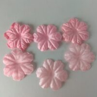 Цветы-заготовки пресс 2-2,5 см розовые 6480