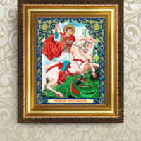 ArtSolo VIA 4215 Георгий Победоносец, схема под бисер