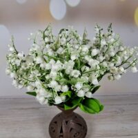 Букет Конвалії білий 9гіл 28см Т-337