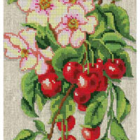 ЮМА 382 Б Вишенки, схема под бисер