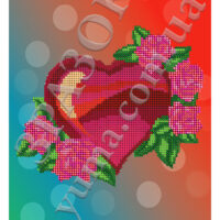 ЮМА 4175 Розы любви, схема под бисер