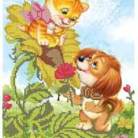 ЮМА 466 Давай дружить, схема под бисер