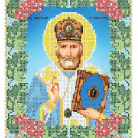 ЮМА 4156 Св. Николай Чудотворец схема под бисер