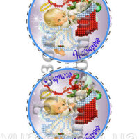 ЮМА 5119 Новогодняя игрушка, схема под бисер