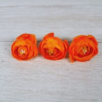 Квітка ранункулюса 4см Помаранчева НД95