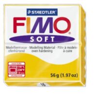 Полимерная глина Fimo Soft 16 желтый 57г