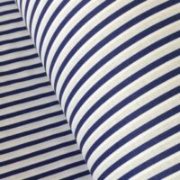 Хлопковая ткань (бязь) 160см "Синяя крупная полоска"