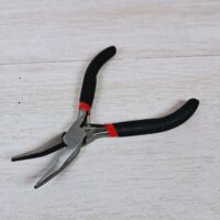 Тонкогубці загнуті (качконоси - 12,5см) для рукоділля та біжутерії ИН0125п08