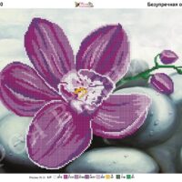 Фея Вышивки В-480 Безупречная орхидея, схема под бисер