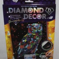 Diamond Decor Набір декорування картини Діамантова сова DT DD-01-09