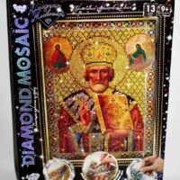 Diamond Mosaic Алмазний живопис Ікона Микола Чудотворець DM-02-07