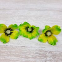 Квітка анемона маленька 6см Салатова Г374