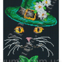 ЮМА 4305 Мистер кот, схема под бисер