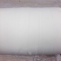 Коса бейка пополамка 25мм белый М08011-20-999/200