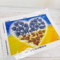 Фея Вышивки В-585 Сердце Украины, схема под бисер