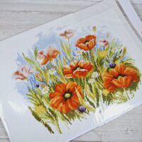 КІО 14-88 Поле маків 33*45см схема для вишивки нитками