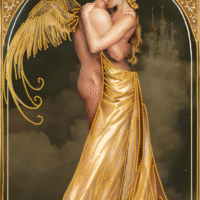 Миледи СЛ-3070 Эрос и Психея, схема под бисер