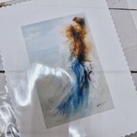 Принт для вишивки "Пара біля моря" WH-125 А6 9*13см