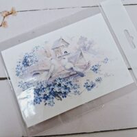 Принт для вишивки "Пара голубiв" P-Ris-Nezab-11 А6 9*13см