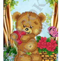 ЮМА 5132 Жду тебя, схема под бисер