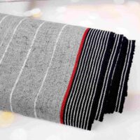 Ткань декоративная толстая,по типу дорожки серая 0,52м