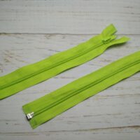 Молния разъемная, витая, Т5, 65см, нейлон, 0704 светлый зеленый