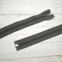 Молния разъемная, витая, Т5, 65см, нейлон, 3021 темная олива