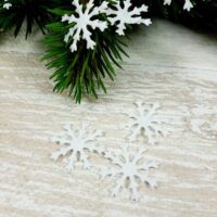 Фетровые снежинки 2,3см 120258
