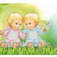 ДАНА-136 Ангелы позируют, схема под бисер