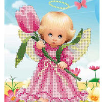 ДАНА-132 Янгелок с тюльпанчиком, схема под бисер