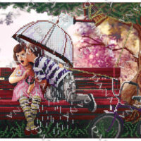 ДАНА-3176 Запланированный поцелуй, схема под бисер