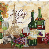 ДАНА-3177 Винтажный Париж, схема под бисер