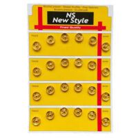 Кнопка пришивна 16мм метал золото