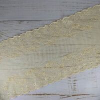 Кружево стрейч 18см персиковое