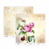 Бумага для скрапбукинга 180г/м2 30,5*30,5см двуст. Floral Poem 3 ТМ Rosa Talent
