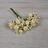 Тичинка з яблучком 10см айворі Т4