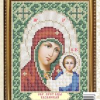 ArtSolo NVIA 6001 Богородица Казанская, набор для алмазной мозаики